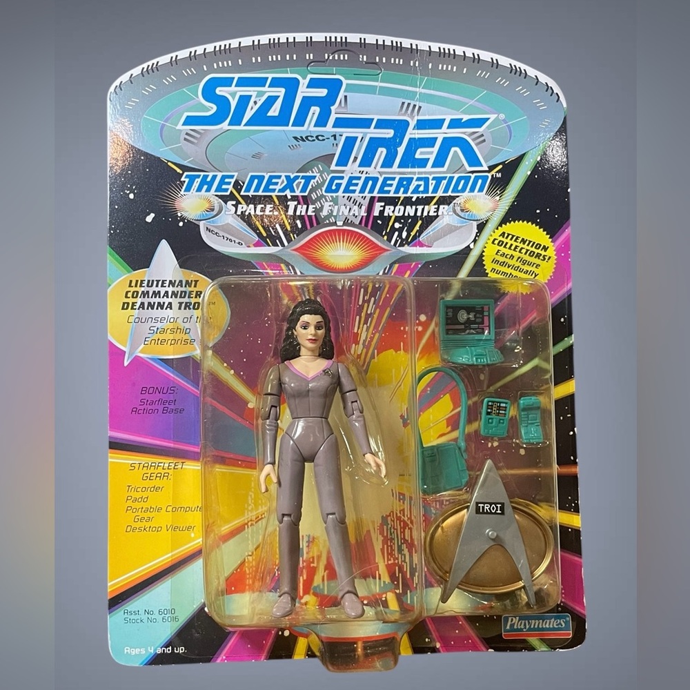 1992 Playmates Star Trek Counselor Deanna Troi